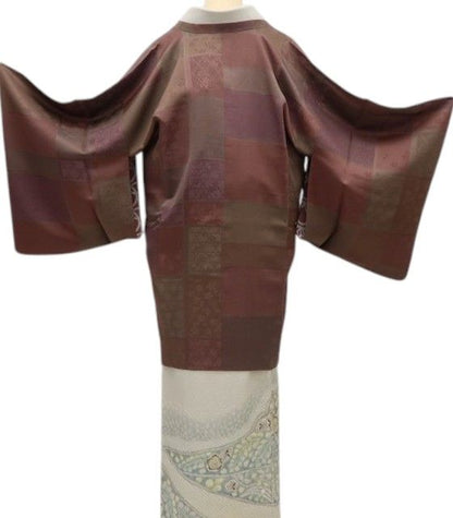 百華Y5817 美品 着物 正絹 道行コート