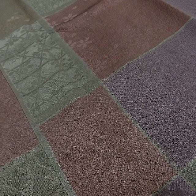 百華Y5817 美品 着物 正絹 道行コート