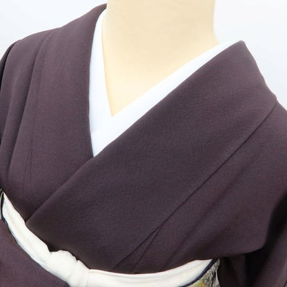 百華Y5819 新品 仕付け糸付 草野一騎落款 ワイドサイズ 着物 正絹 手縫い仕立て 訪問着
