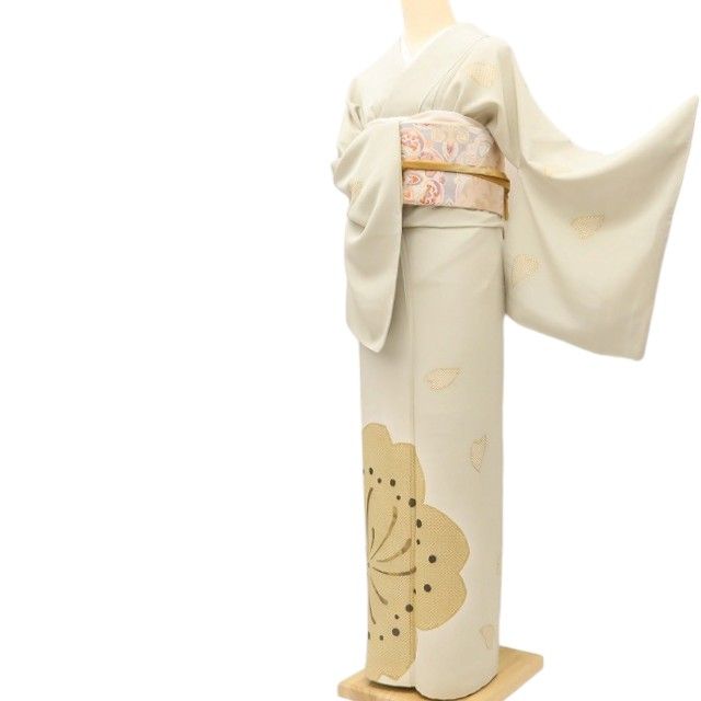 百華Y5820 新品 仕付け糸付 桜 着物 正絹 手縫い仕立て 訪問着