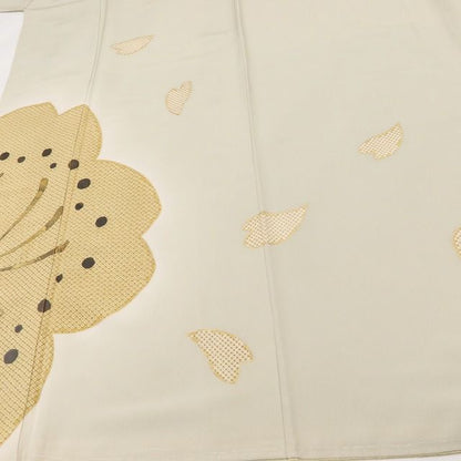 百華Y5820 新品 仕付け糸付 桜 着物 正絹 手縫い仕立て 訪問着