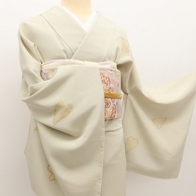 百華Y5820 新品 仕付け糸付 桜 着物 正絹 手縫い仕立て 訪問着