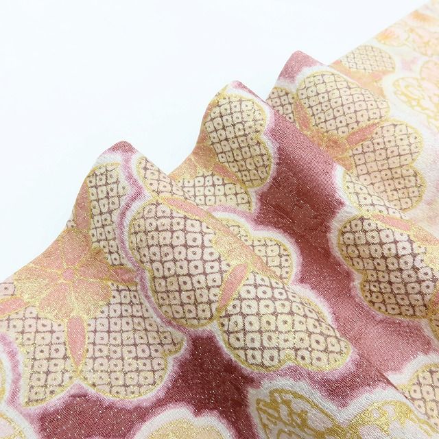 百華Y5823 美品 青柳謹製 紋麗舎 落款 金駒刺繍 着物 桜 正絹 手縫い仕立て 訪問着
