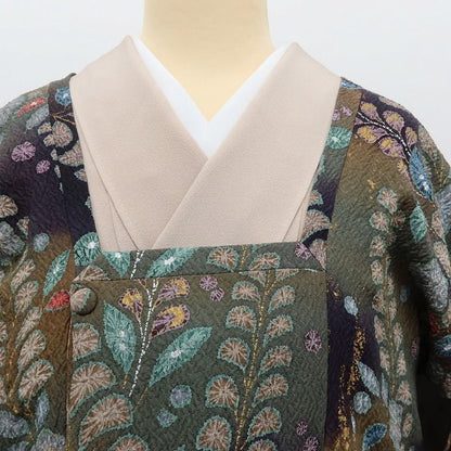 百華Y5825 美品 着物 正絹 手縫い仕立て 道行コート
